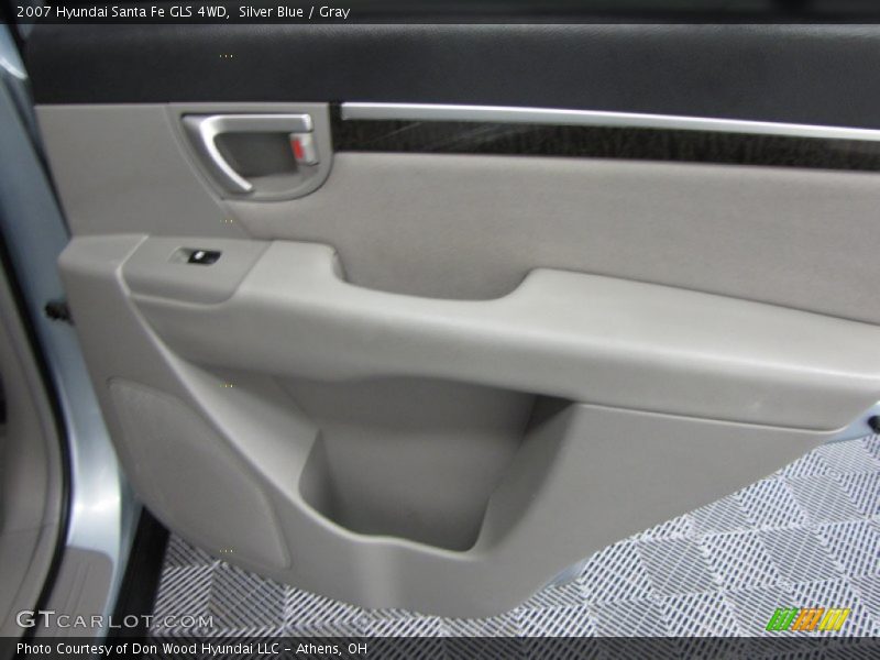 Silver Blue / Gray 2007 Hyundai Santa Fe GLS 4WD