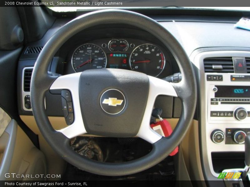 Sandstone Metallic / Light Cashmere 2008 Chevrolet Equinox LS