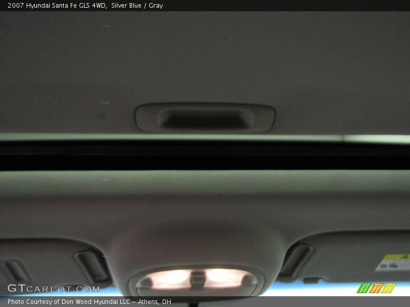 Silver Blue / Gray 2007 Hyundai Santa Fe GLS 4WD