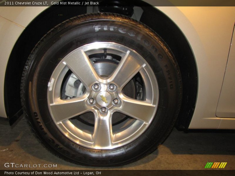 Gold Mist Metallic / Jet Black 2011 Chevrolet Cruze LT