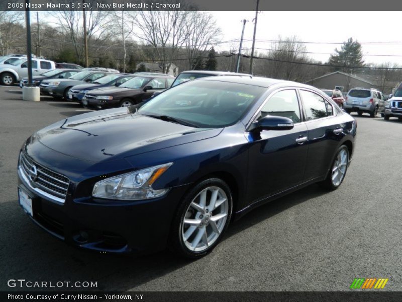 Navy Blue Metallic / Charcoal 2009 Nissan Maxima 3.5 SV