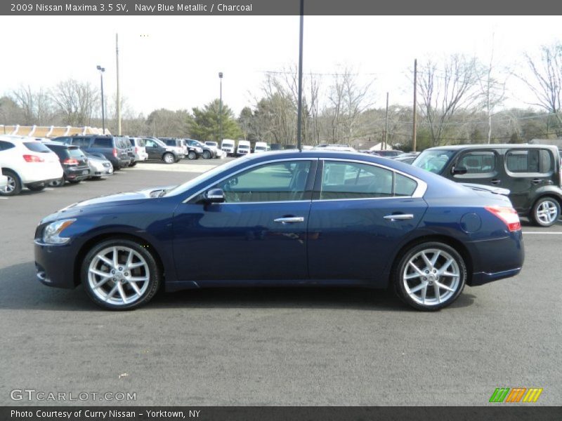 Navy Blue Metallic / Charcoal 2009 Nissan Maxima 3.5 SV
