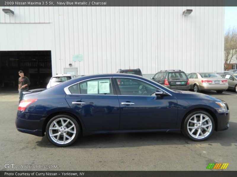Navy Blue Metallic / Charcoal 2009 Nissan Maxima 3.5 SV