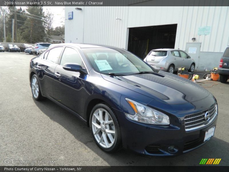 Navy Blue Metallic / Charcoal 2009 Nissan Maxima 3.5 SV