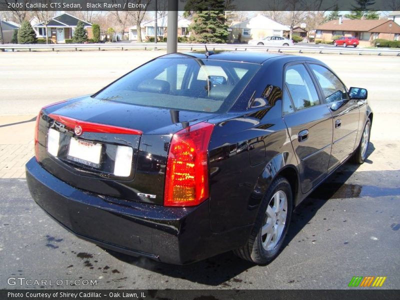 Black Raven / Ebony 2005 Cadillac CTS Sedan