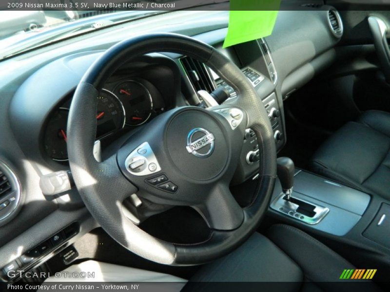 Navy Blue Metallic / Charcoal 2009 Nissan Maxima 3.5 SV