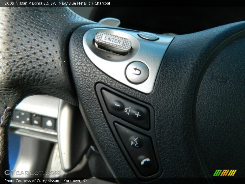 Navy Blue Metallic / Charcoal 2009 Nissan Maxima 3.5 SV