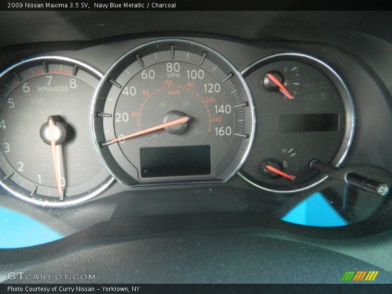 Navy Blue Metallic / Charcoal 2009 Nissan Maxima 3.5 SV