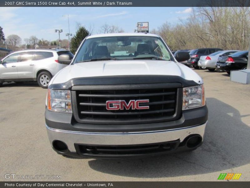 Summit White / Dark Titanium 2007 GMC Sierra 1500 Crew Cab 4x4