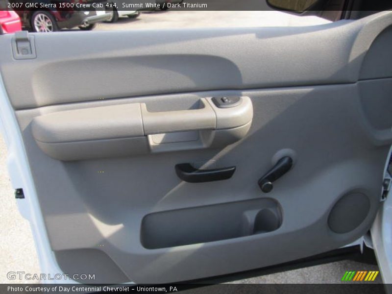 Summit White / Dark Titanium 2007 GMC Sierra 1500 Crew Cab 4x4