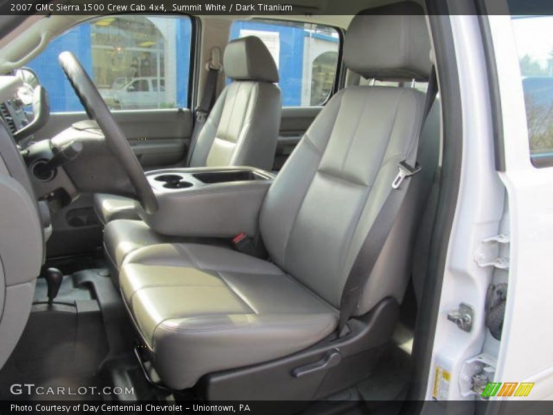Summit White / Dark Titanium 2007 GMC Sierra 1500 Crew Cab 4x4