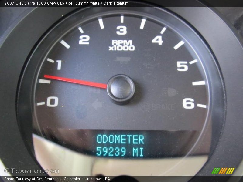Summit White / Dark Titanium 2007 GMC Sierra 1500 Crew Cab 4x4