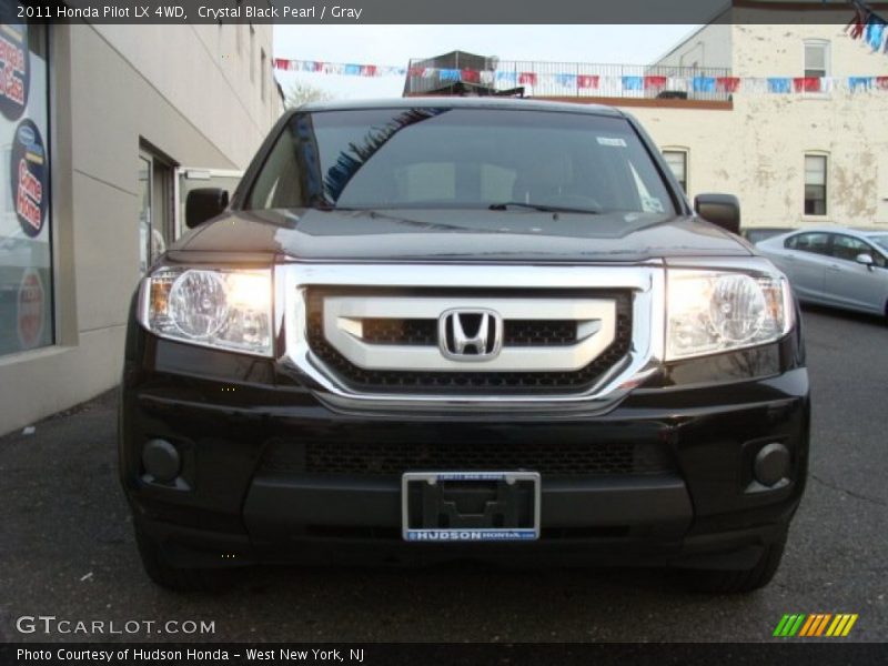 Crystal Black Pearl / Gray 2011 Honda Pilot LX 4WD