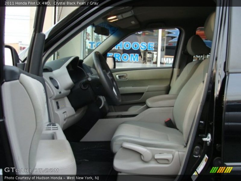 Crystal Black Pearl / Gray 2011 Honda Pilot LX 4WD