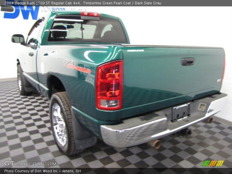 Timberline Green Pearl Coat / Dark Slate Gray 2004 Dodge Ram 1500 ST Regular Cab 4x4