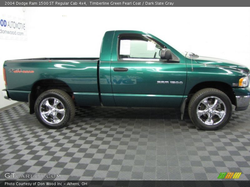 Timberline Green Pearl Coat / Dark Slate Gray 2004 Dodge Ram 1500 ST Regular Cab 4x4