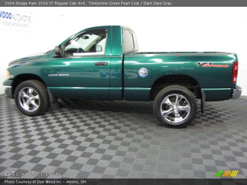 Timberline Green Pearl Coat / Dark Slate Gray 2004 Dodge Ram 1500 ST Regular Cab 4x4