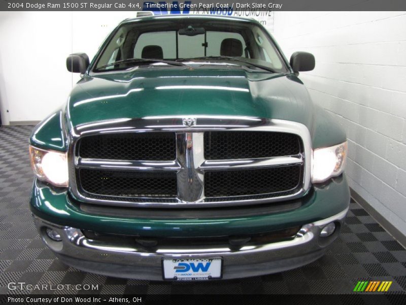 Timberline Green Pearl Coat / Dark Slate Gray 2004 Dodge Ram 1500 ST Regular Cab 4x4