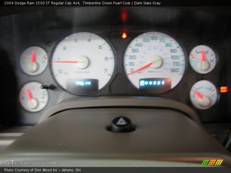 Timberline Green Pearl Coat / Dark Slate Gray 2004 Dodge Ram 1500 ST Regular Cab 4x4