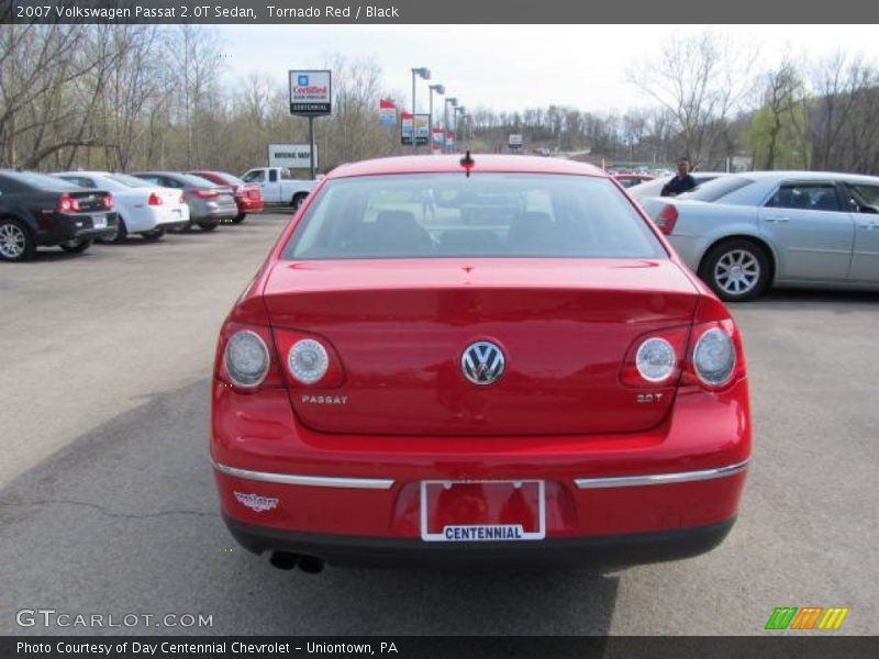 Tornado Red / Black 2007 Volkswagen Passat 2.0T Sedan
