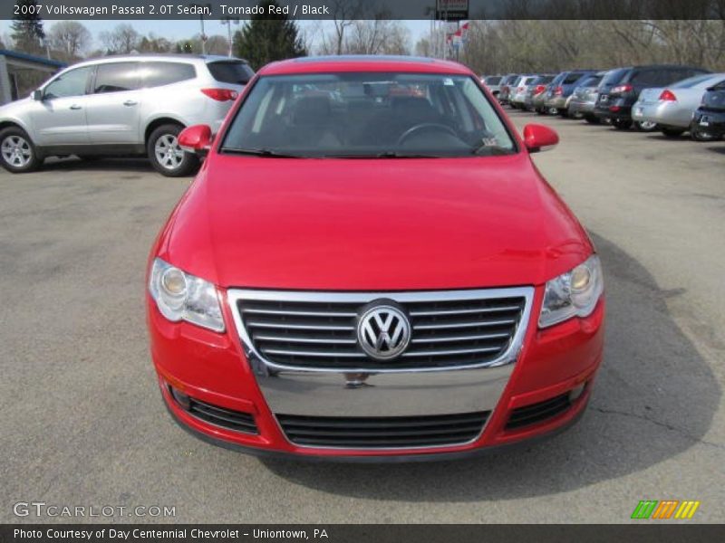 Tornado Red / Black 2007 Volkswagen Passat 2.0T Sedan