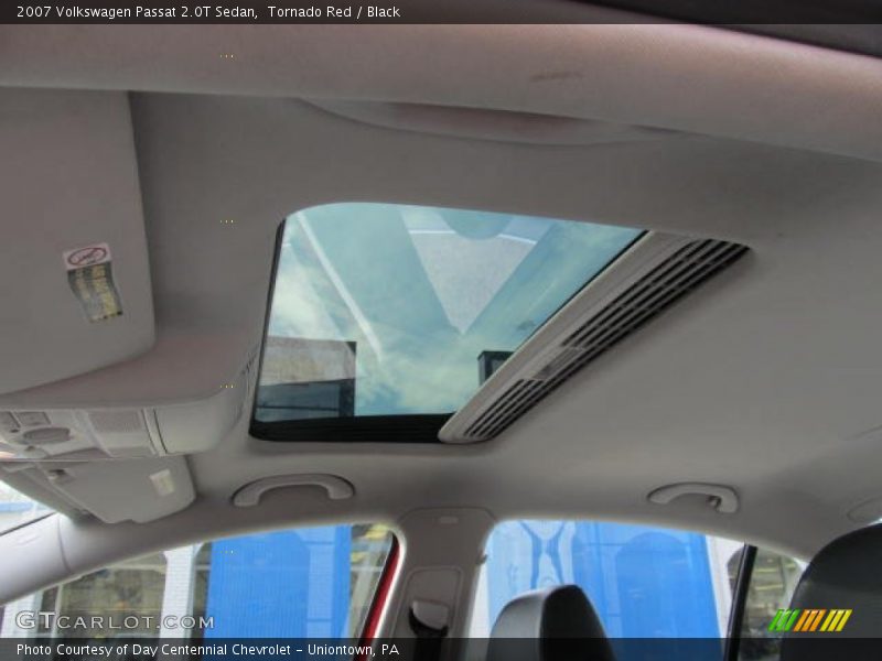 Tornado Red / Black 2007 Volkswagen Passat 2.0T Sedan