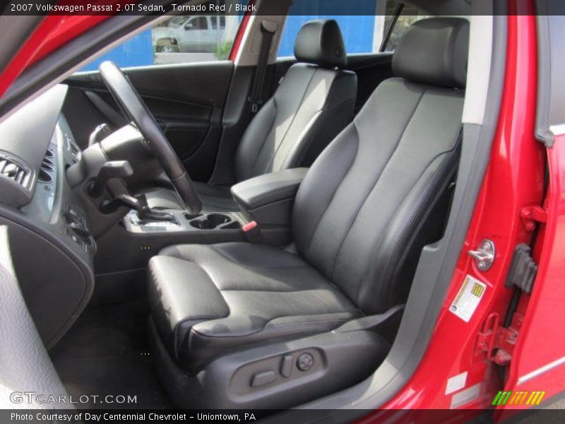 Tornado Red / Black 2007 Volkswagen Passat 2.0T Sedan