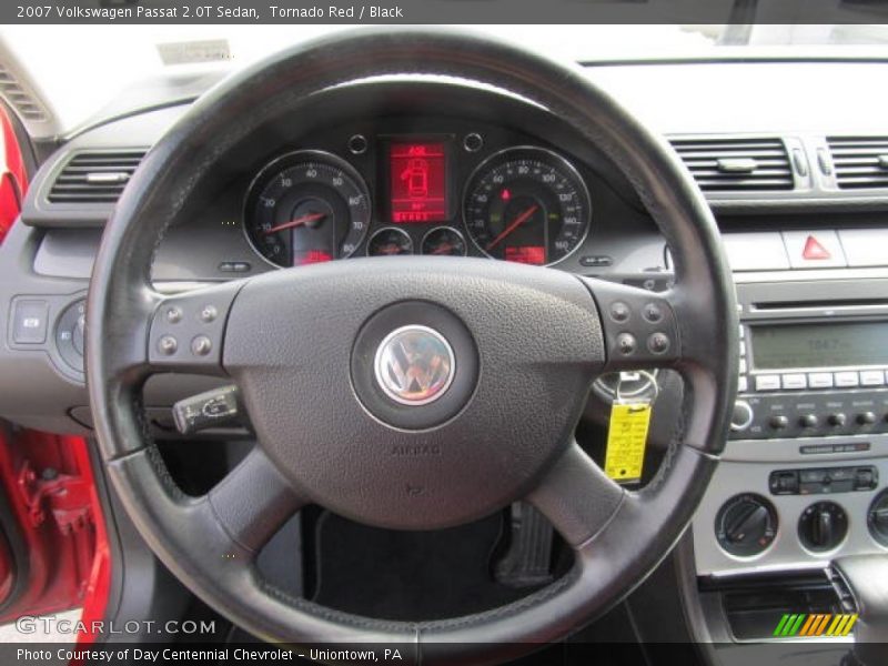 Tornado Red / Black 2007 Volkswagen Passat 2.0T Sedan