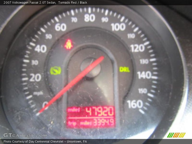 Tornado Red / Black 2007 Volkswagen Passat 2.0T Sedan