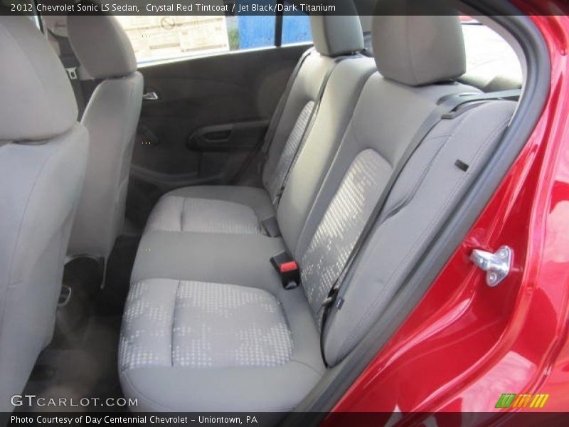 Crystal Red Tintcoat / Jet Black/Dark Titanium 2012 Chevrolet Sonic LS Sedan