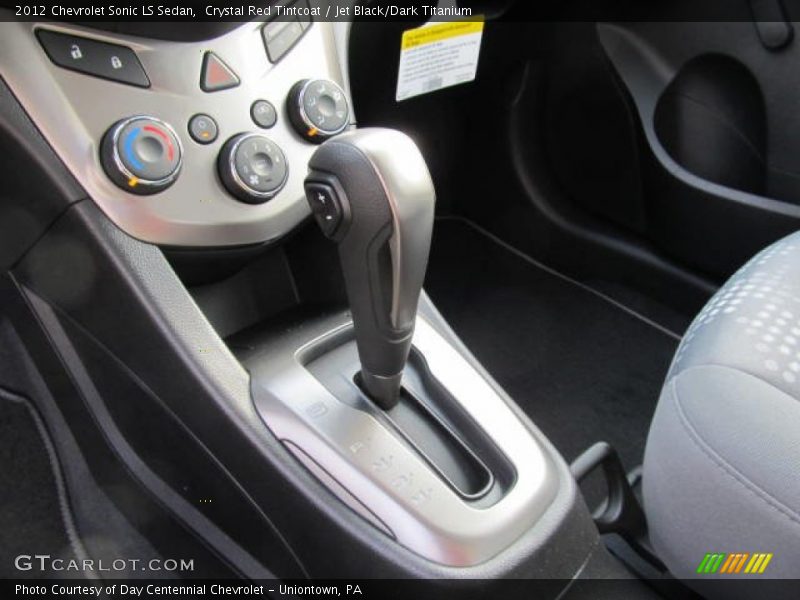 Crystal Red Tintcoat / Jet Black/Dark Titanium 2012 Chevrolet Sonic LS Sedan