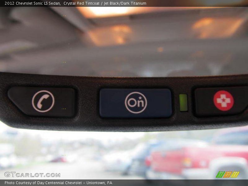 Crystal Red Tintcoat / Jet Black/Dark Titanium 2012 Chevrolet Sonic LS Sedan