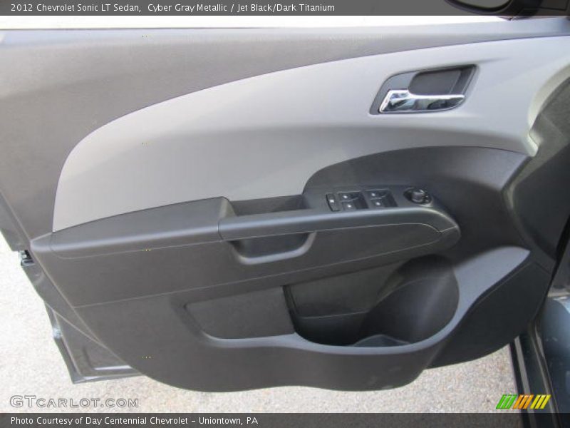Cyber Gray Metallic / Jet Black/Dark Titanium 2012 Chevrolet Sonic LT Sedan