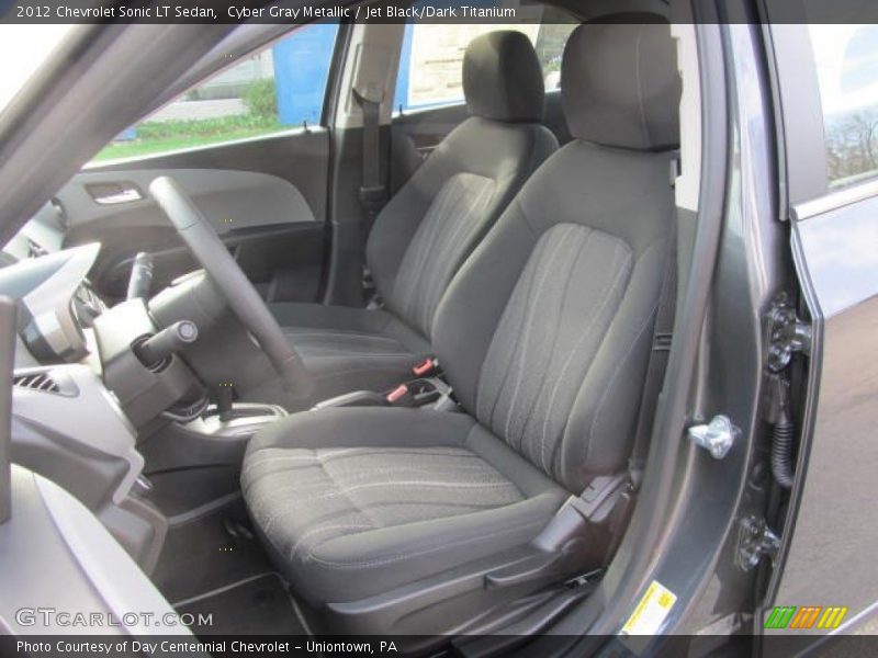  2012 Sonic LT Sedan Jet Black/Dark Titanium Interior
