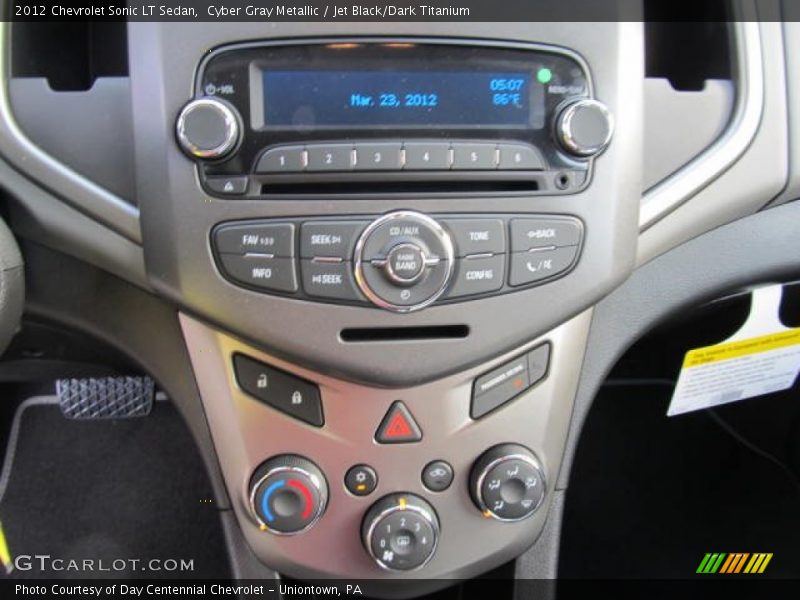 Controls of 2012 Sonic LT Sedan