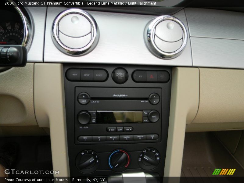 Controls of 2006 Mustang GT Premium Convertible