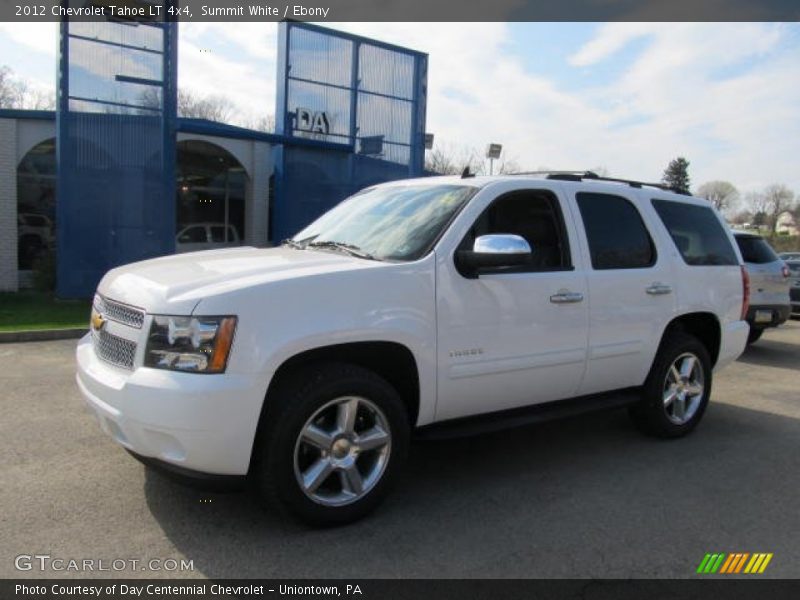 Summit White / Ebony 2012 Chevrolet Tahoe LT 4x4