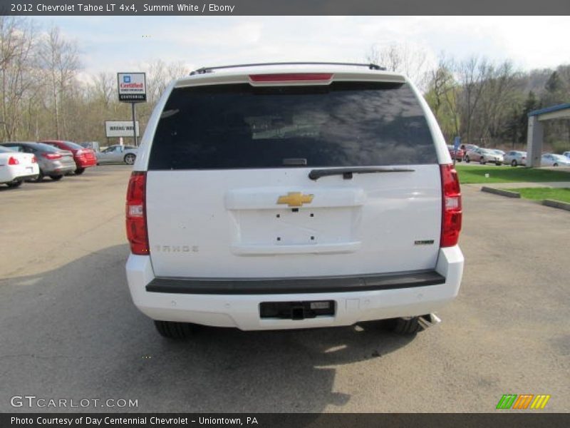 Summit White / Ebony 2012 Chevrolet Tahoe LT 4x4