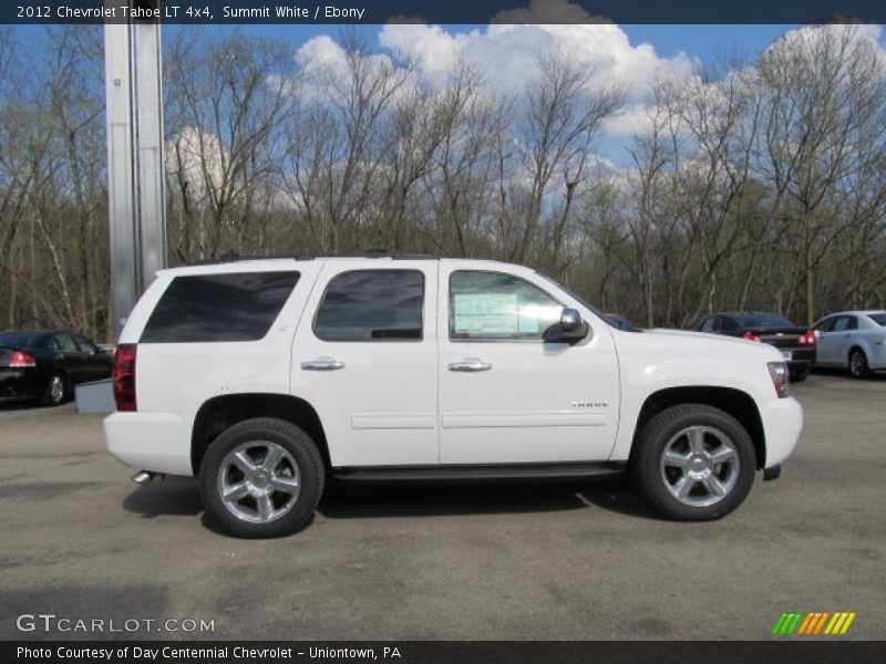 Summit White / Ebony 2012 Chevrolet Tahoe LT 4x4