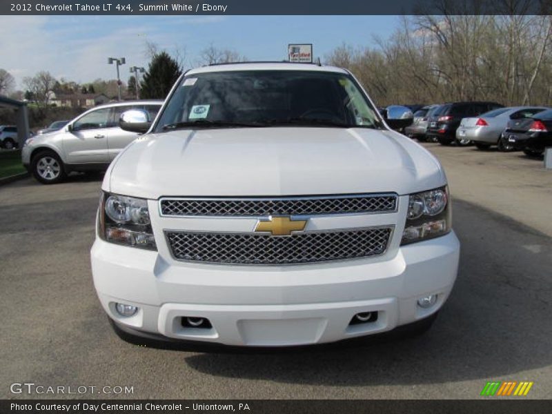 Summit White / Ebony 2012 Chevrolet Tahoe LT 4x4
