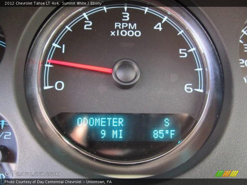 Summit White / Ebony 2012 Chevrolet Tahoe LT 4x4