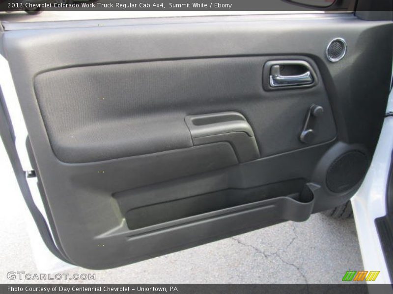 Summit White / Ebony 2012 Chevrolet Colorado Work Truck Regular Cab 4x4