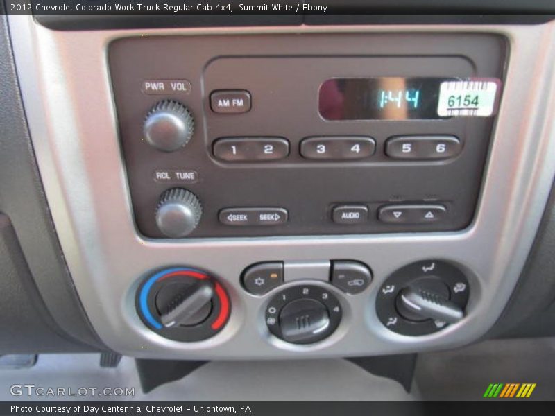 Controls of 2012 Colorado Work Truck Regular Cab 4x4