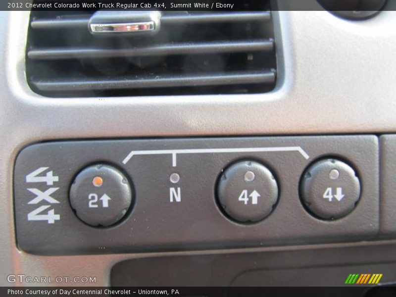 Controls of 2012 Colorado Work Truck Regular Cab 4x4