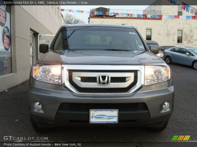 Nimbus Gray Metallic / Gray 2009 Honda Pilot EX-L 4WD