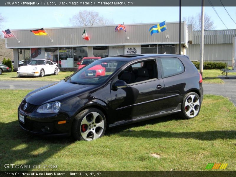 Black Magic Metallic / Interlagos Black Cloth 2009 Volkswagen GTI 2 Door