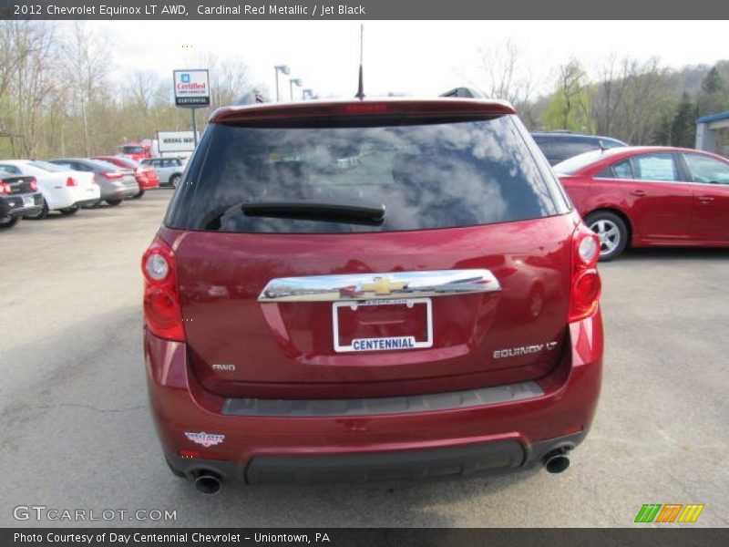 Cardinal Red Metallic / Jet Black 2012 Chevrolet Equinox LT AWD