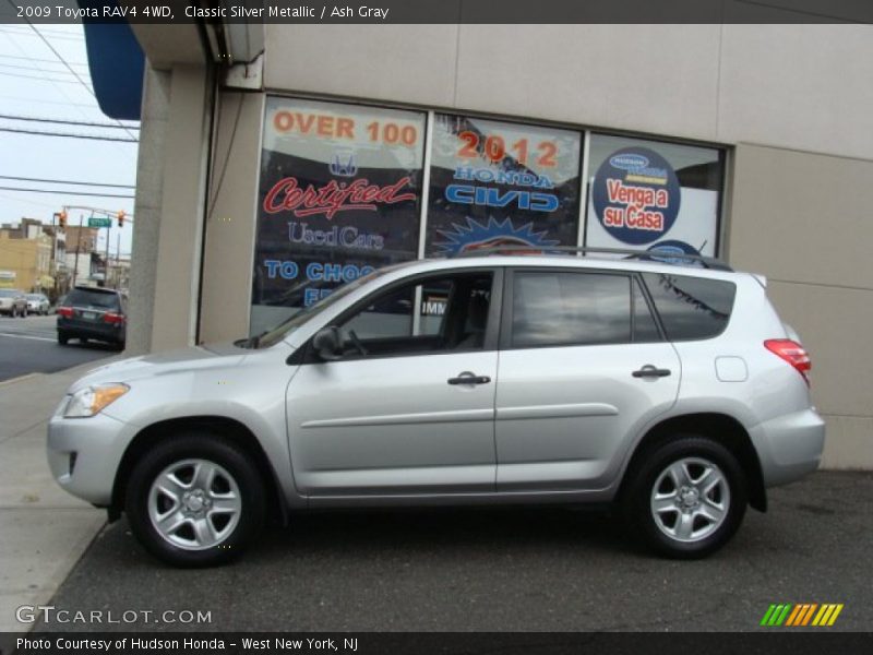 Classic Silver Metallic / Ash Gray 2009 Toyota RAV4 4WD