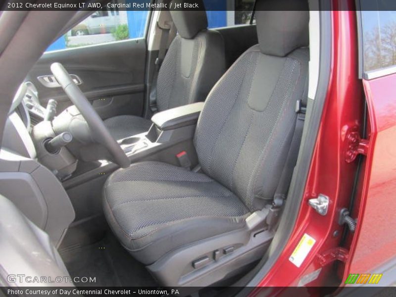 Cardinal Red Metallic / Jet Black 2012 Chevrolet Equinox LT AWD