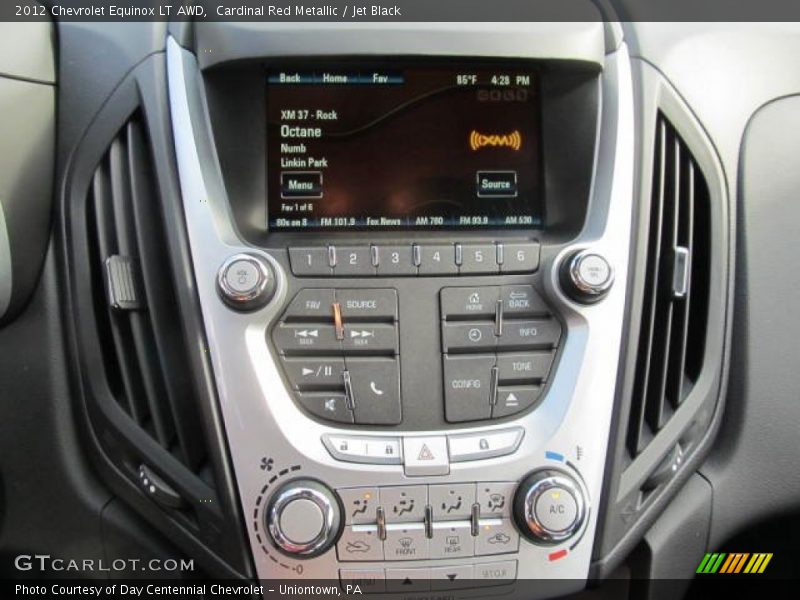 Cardinal Red Metallic / Jet Black 2012 Chevrolet Equinox LT AWD